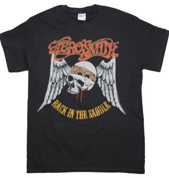 Aerosmith, back in the saddle, men's  t-shirt, 100% cotton, S to 5XL